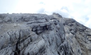 Hochtour Antelao - Abstieg Laste, Rückblick