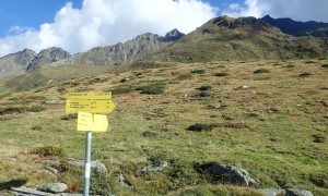 Bergtour Mulleter Seichenkopf - Abzweigung Berliner Höhenweg