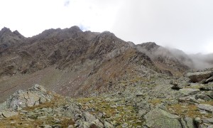 Bergtour Mulleter Seichenkopf - Aufstieg, Beginn Südgrat