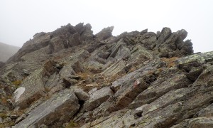 Bergtour Mulleter Seichenkopf - Aufstieg Südgrat