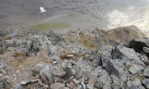 Bergtour Mulleter Seichenkopf - Abstieg Südgrat