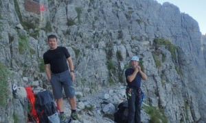 Klettersteig Pala & Vezzana - Einstieg Klettersteig Bolver-Lugli 