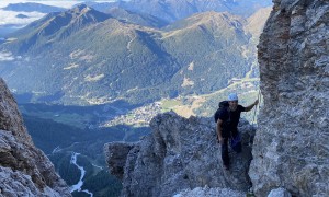 Klettersteig Pala & Vezzana - Ausstieg, kurz vor dem Biwak Fiamme Gialle