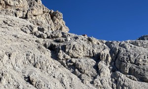 Klettersteig Pala & Vezzana - Ausstieg, kurz vor dem Biwak Fiamme Gialle
