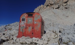 Klettersteig Pala & Vezzana - beim Biwak Fiamme Gialle