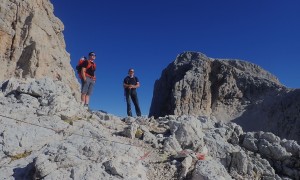 Klettersteig Pala & Vezzana - beim Biwak Fiamme Gialle