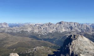 Klettersteig Pala & Vezzana - Blick zur Marmolata Südwand