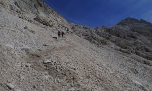 Klettersteig Pala & Vezzana - Aufstieg Cima della Vezzana vom Biwak
