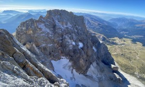 Klettersteig Pala & Vezzana - Gipfelsieg Cima della Vezzana, Blick zum Pala