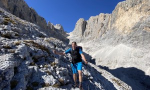 Klettersteig Pala & Vezzana - Abstieg