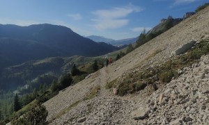 Klettersteig Pala & Vezzana - Rückweg, kurz vor der Malga Fosse die Sopra