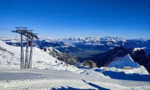 Skihochtour Kitzsteinhorn - Aufstieg, beim Alpincenter