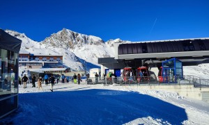 Skihochtour Kitzsteinhorn - Aufstieg, beim Alpincenter