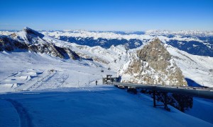 Skihochtour Kitzsteinhorn - Aufstieg, beim Gletschershuttle