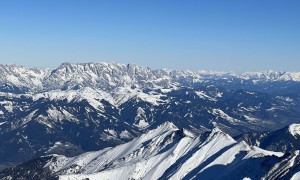 Skihochtour Kitzsteinhorn - Gipfelsieg, Blick zum Hochkönig