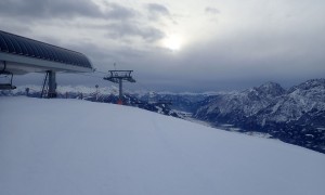 Skitour Goisele - Skitour Goisele Aufstieg, Bergstation Faschingalmlift