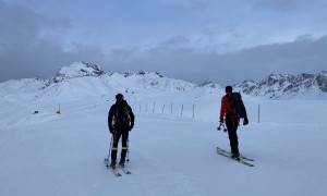 Skitour Goisele - Skitour Goisele Aufstieg, Bergstation Faschingalmlift