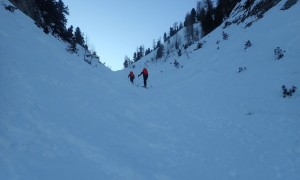 Skitour Kleine Gaisl - Aufstieg, Ausstieg Nabiges Loch