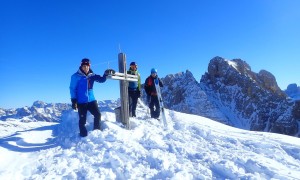 Skitour Kleine Gaisl - Gipfelsieg