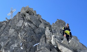 Skitour Barmerspitze - Abstieg Nordgrat