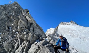 Skitour Barmerspitze - Abstieg Nordgrat