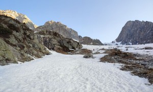 Skihochtour Hochgall - Aufstieg Riepenscharte