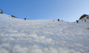 Skihochtour Hochgall - Aufstieg Riepenscharte