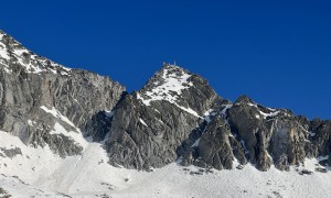 Skihochtour Hochgall - Blick zur Barmerspitze