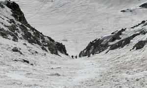 Skihochtour Hochgall - Aufstieg Südostrinne