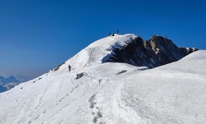 Skihochtour Hochgall - kurz vor dem Wintergipfel