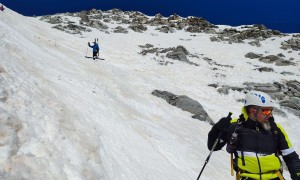 Skihochtour Hochgall - Abfahrt Südostrinne