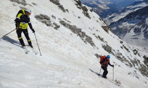 Skihochtour Hochgall - Abfahrt Südostrinne
