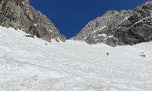 Skihochtour Hochgall - Abfahrt