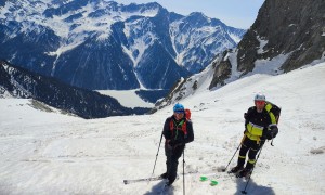 Skihochtour Hochgall - Abfahrt Riepe