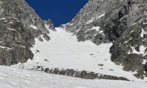 Skihochtour Hochgall - Abfahrt, Rückblick