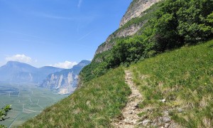 Klettersteig Fennberg - lange Gehpassage