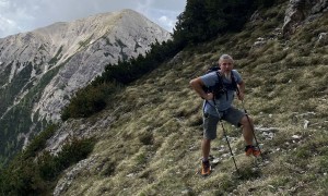 Bergtour Gamsalplspitze - Aufstieg, Ausstieg Schuttrinne