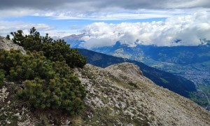 Bergtour Gamsalplspitze - kurz vor dem Gipfelkreuz