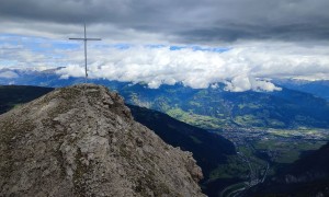 Bergtour Gamsalplspitze - Abstieg, Rückblick