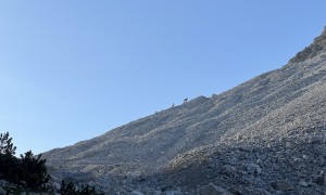 Bergtour Herrstein - Aufstieg zur Weißlahnscharte
