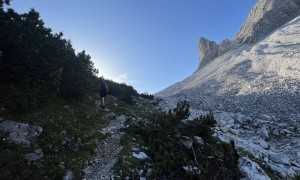 Bergtour Herrstein - Aufstieg zur Weißlahnscharte