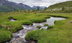 Bergtour Rauchkofel - Aufstieg, beim Wieser-Werfer-Moos