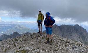 Bergtour Kreuzkofel - Gipfelsieg