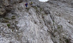 Bergtour Kreuzkofel - seilversicherter Abstieg