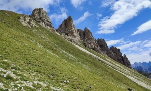 Bergtour Kreuzkofel - Abstieg zur Kerschbaumeralm