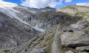 Bergtour Wildenkogel - Abstieg über Gletschermoräne