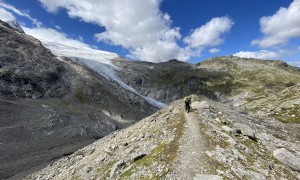Bergtour Wildenkogel - Abstieg über Gletschermoräne