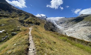 Bergtour Wildenkogel - Abstieg mit Rückblick