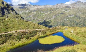 Bergtour Wildenkogel - Abstieg, beim Auge Gottes