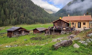 Bergtour Finsterkarspitze - Aufstieg, Vordere Trojeralm
